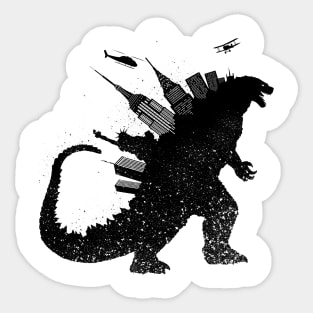 Monstrous buildings Sticker